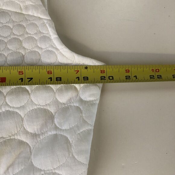 Linea Domani Limited Edition Women’s White Circle Quilt Design Dress Size 16 - Picture 6 of 15